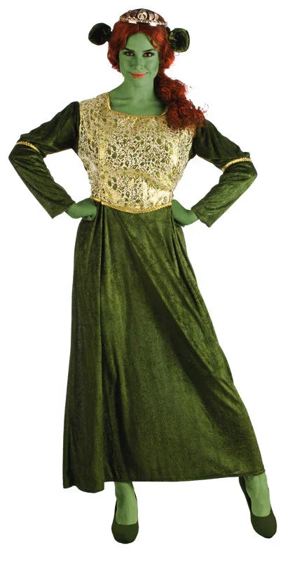 Disfraz de Princesa Fiona Ogresa para Mujer Cine y TV El Rey del Carnaval